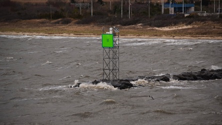 Navigational beacon on Cape May-Lewes Ferry route