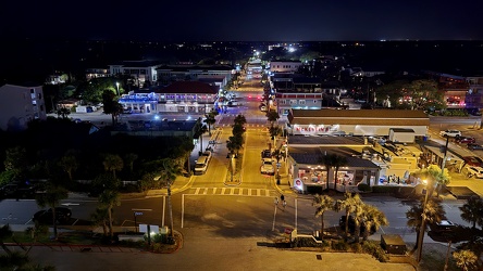 View down Center Street in Folly Beach