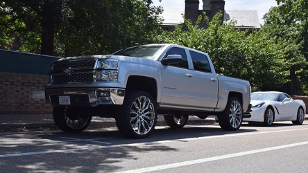 Squatted truck in Williamsburg, Virginia