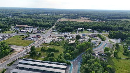 Aerial view of Thornburg, Virginia