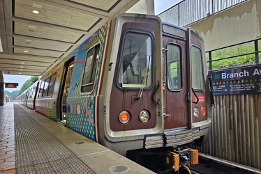 WMATA Pride train 2024