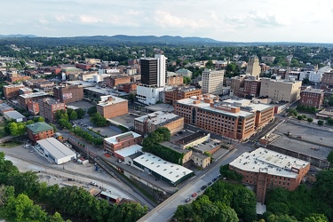 Aerial view of downtown Lynchburg [01]