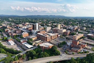 Aerial view of downtown Lynchburg [02]