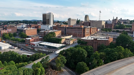 Aerial view of downtown Lynchburg [03]