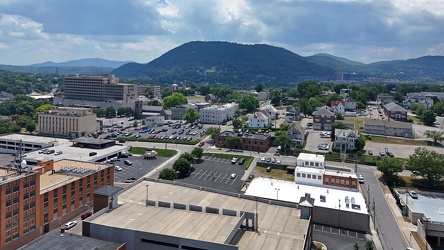 Downtown Roanoke facing Mill Mountain