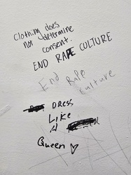 Restroom graffiti at H Mart in Frederick, Maryland [04]