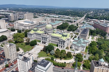 Aerial view of the Pennsylvania State Capitol [04]