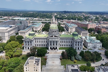 Aerial view of the Pennsylvania State Capitol [09]