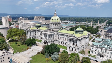 Aerial view of the Pennsylvania State Capitol [12]