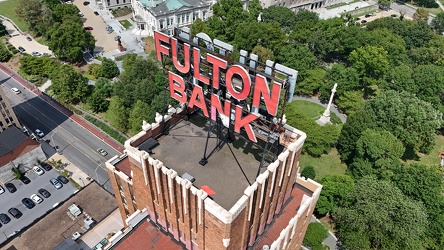 Rooftop sign on Fulton Bank building [06]