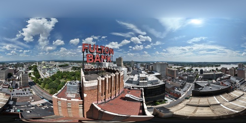 Rooftop sign on Fulton Bank building [07]