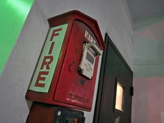 Gamewell fire alarm telegraph box at 16 Baltimore Street [02]