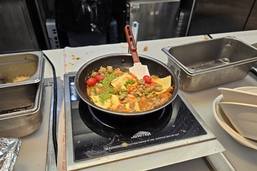 Food preparation at the Festival