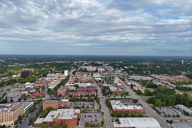 Aerial view of Fayetteville, North Carolina