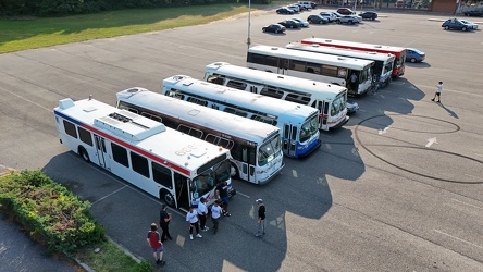 Row of buses in Willingboro, New Jersey [03]